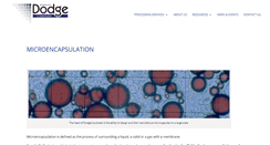 Desktop Screenshot of microencapsulation.net