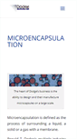 Mobile Screenshot of microencapsulation.net