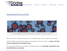 Tablet Screenshot of microencapsulation.net